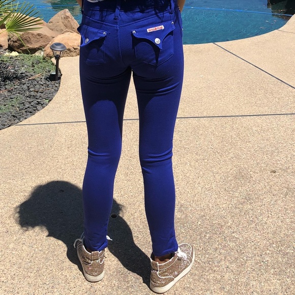 Hudson royal blue jegging juniors 14 - Picture 7 of 8
